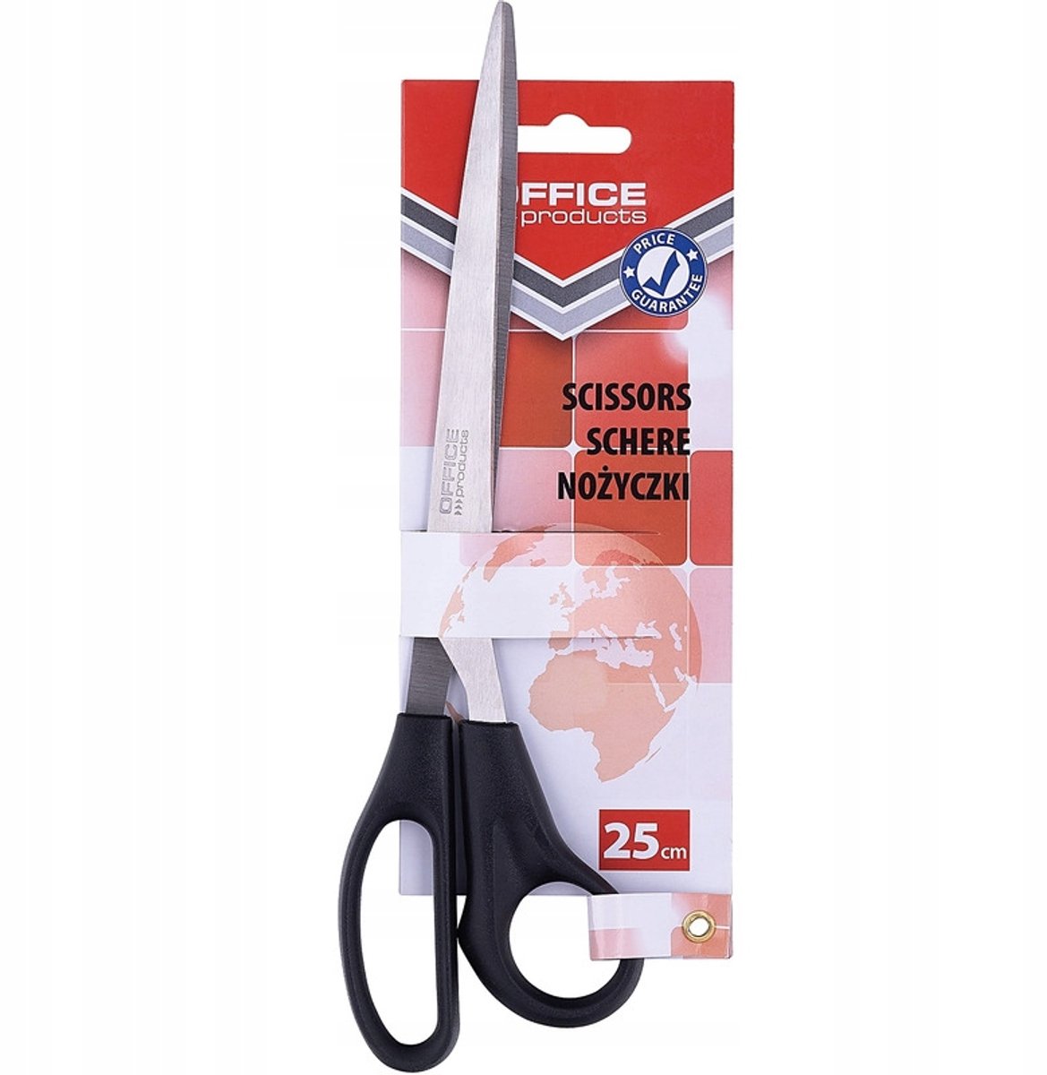 Kantoorartikelen Scherpe Kantoorschaar 25cm Zwart