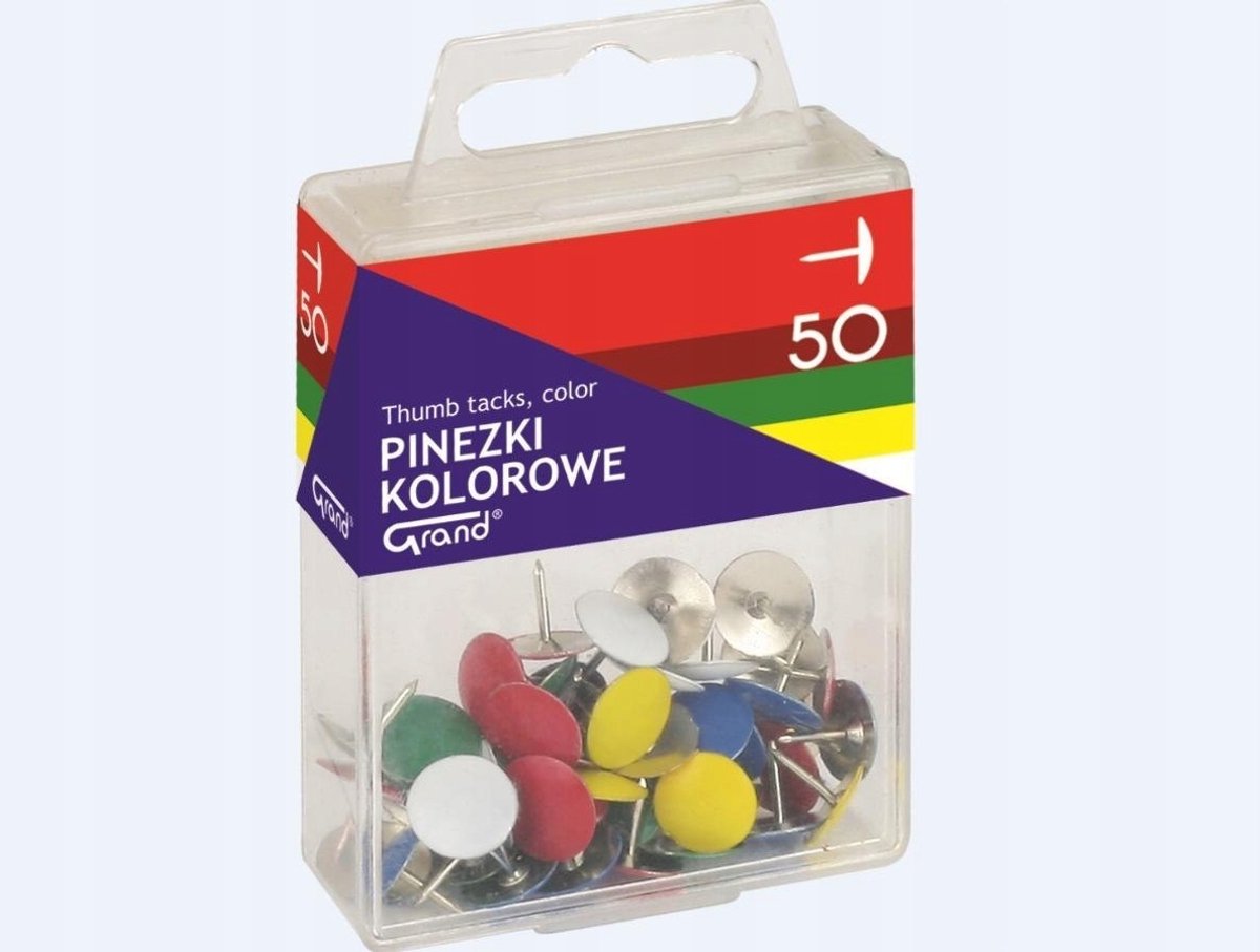 Kleurrijke Speldjes voor Prikborden - 50 Stuks