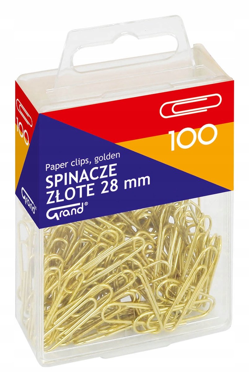 Grand Gouden Paperclips R-28 - 100 stuks - Gegalvaniseerde aarde