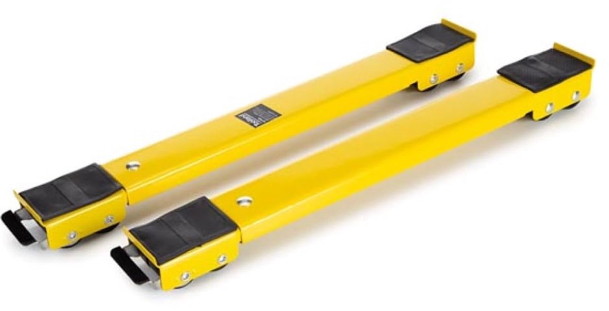 Toolland Uitschuifbare meubelrollers, 2-delig, uitschuifbaar van 44.5 cm tot 70 cm, draagkracht 250 kg - ShopVlot