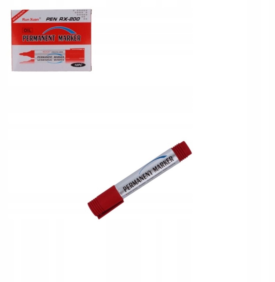 Permanent Marker Rood - Sneldrogend, Kwaliteitsvol