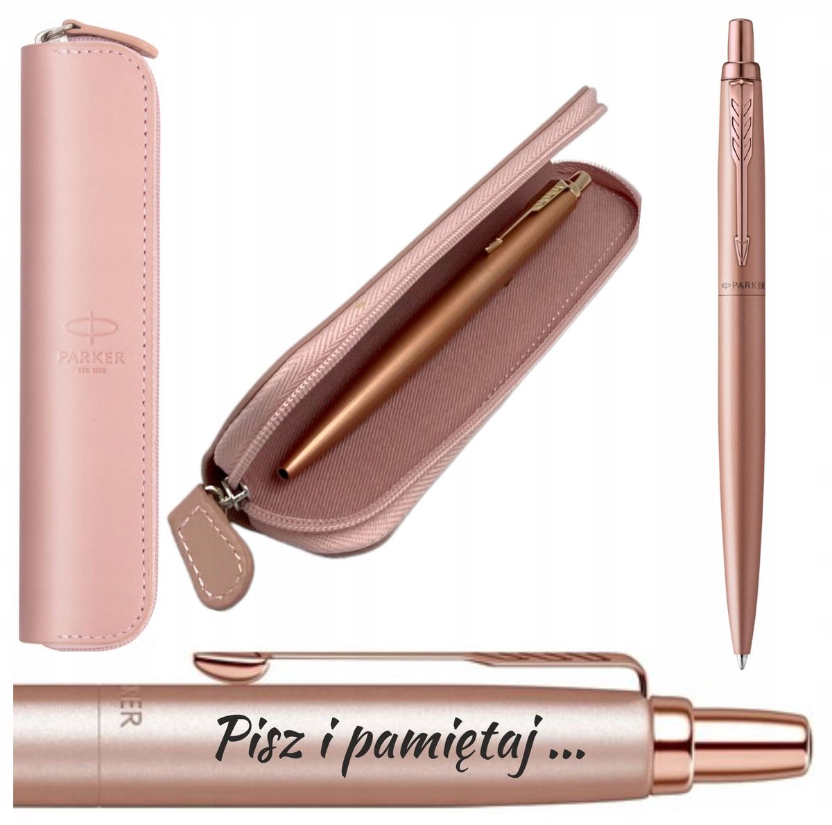 Parker Jotter Rose Gold Pen met Gravure & Cadeauset