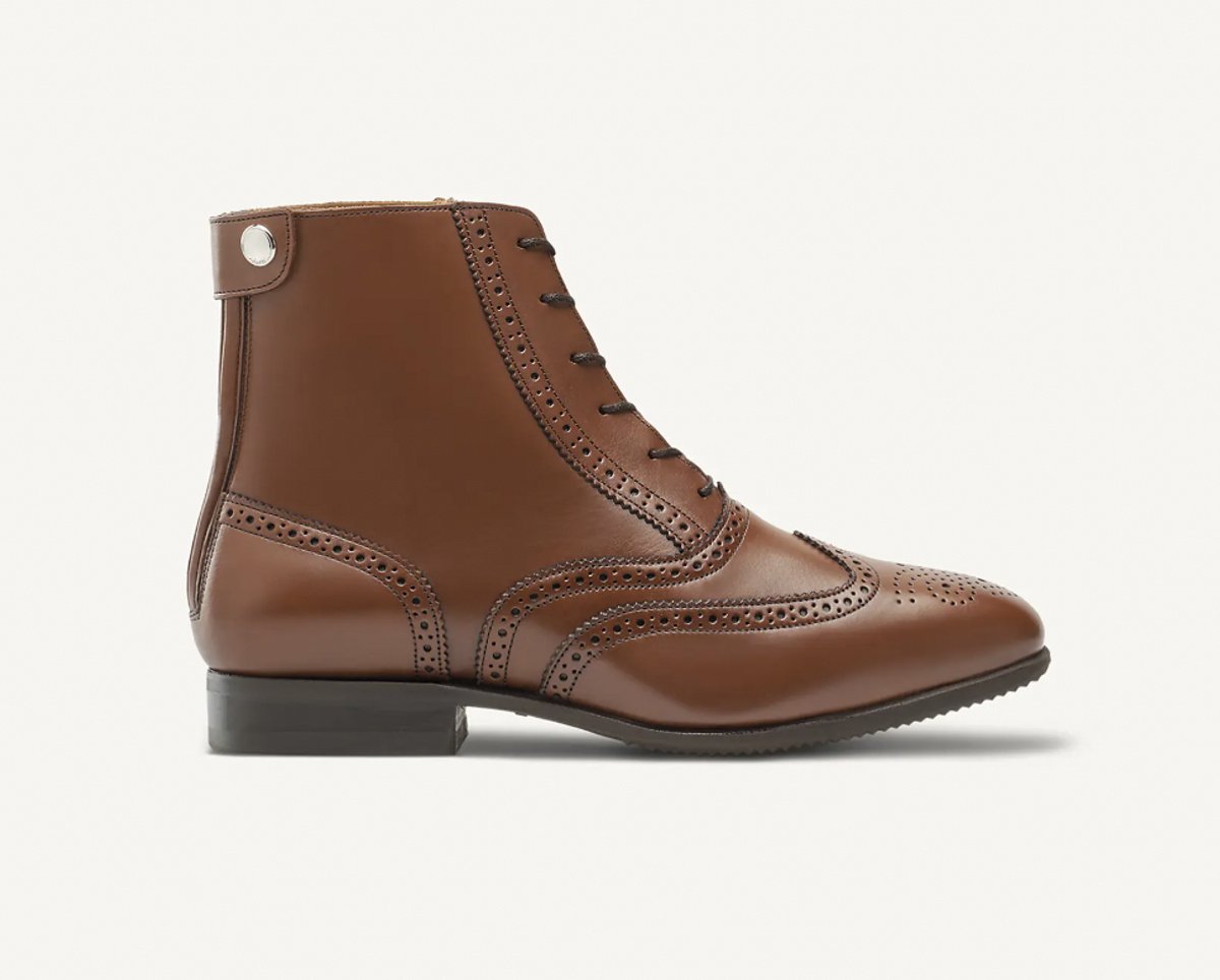 Celeris Brogue Veterboots – Cognacbruin Leer – Wingtip – Nette Enkelboots
