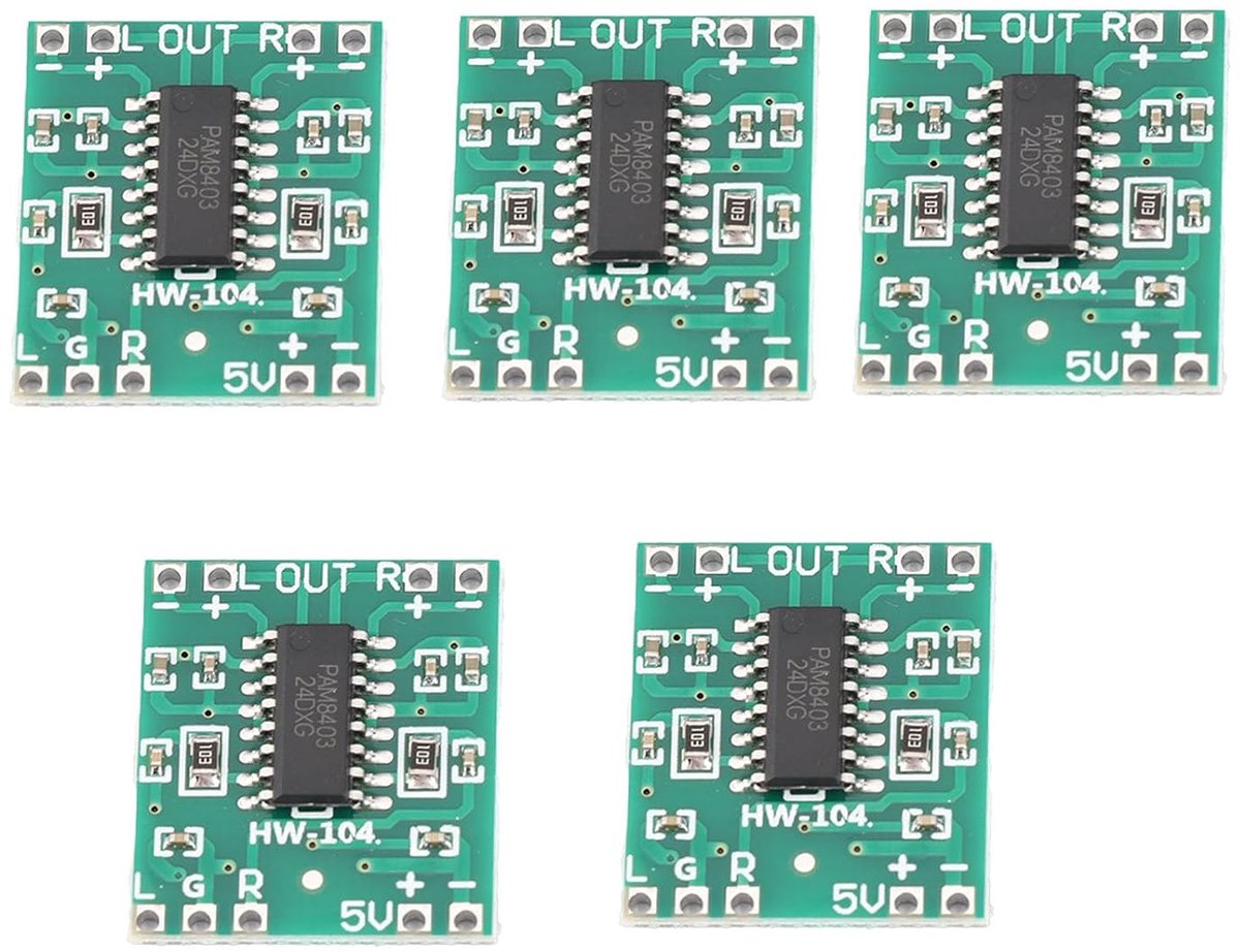 Digitale audioversterker 3W+3W - mini versterker - USB gevoed - ideaal voor compacte toepassingen - ShopVlot