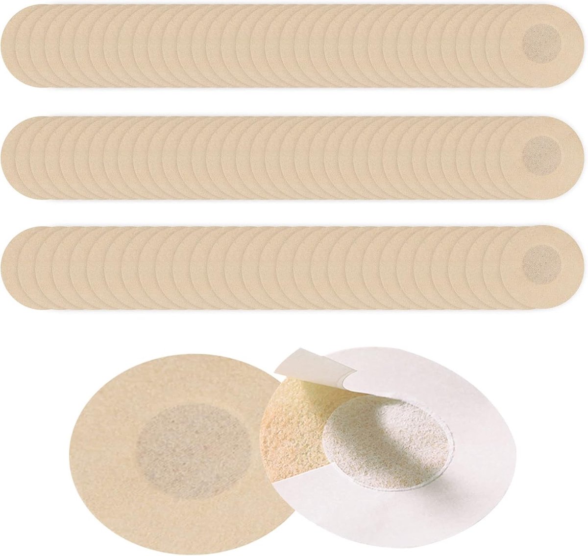 Nipple covers 100 paar - ultra dun - zelfklevend - comfortabel en ademend - ShopVlot