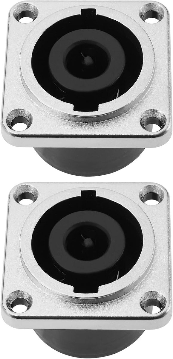 Receptakelstekker 8-polig - D-Type Twist Lock - Veilig en stofdicht - Geschikt voor versterkers en luidsprekers - ShopVlot