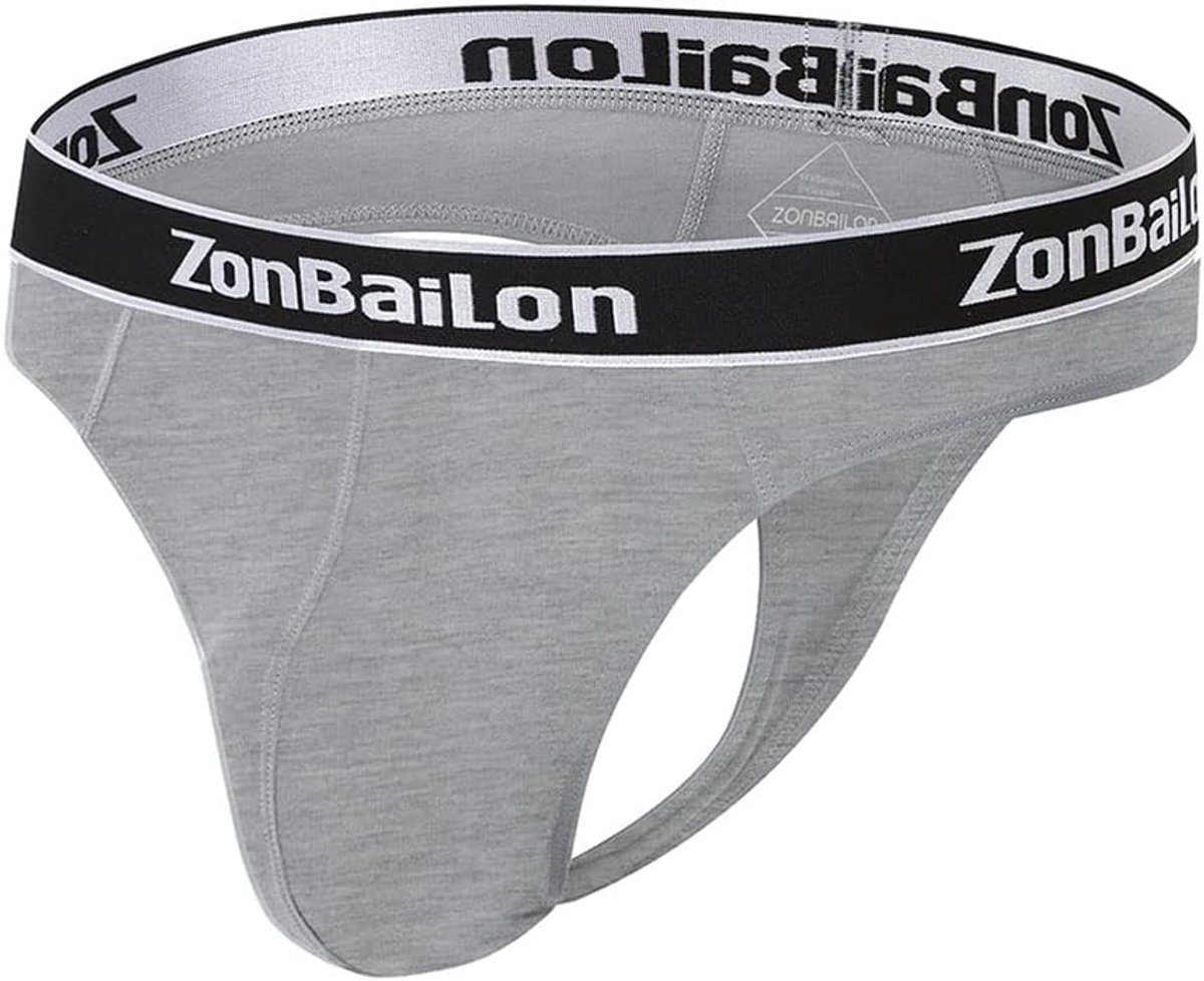 Heren Sexy Lage Taille Thongs - Versterkende Pouch - Comfortabel Bamboe - Ideaal voor Dagelijks Gebruik - ShopVlot