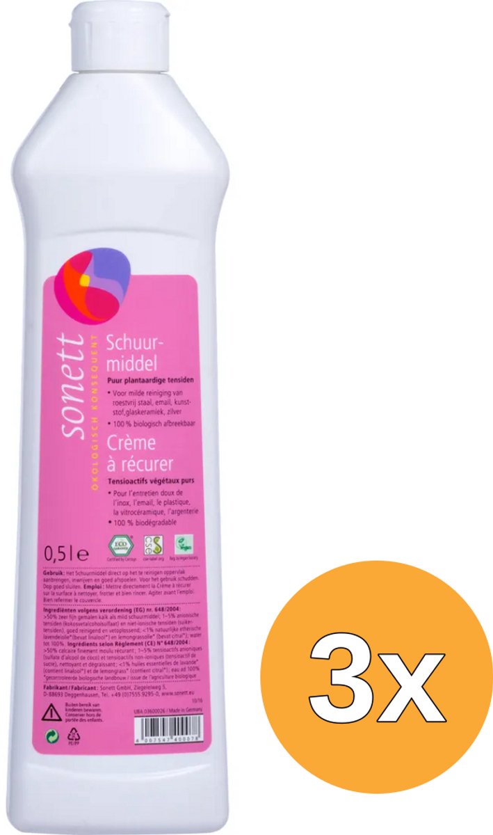 3x Sonett Schuurmiddel (500 ml)