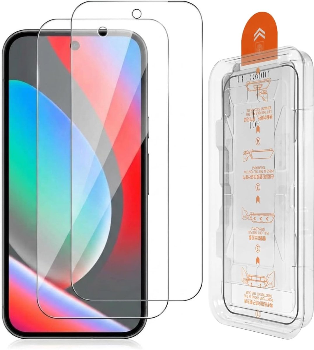 Beschermfolie Screen Protector - 2 Stuks Gehard Glas - 9H Hardheid - Automatische Installatie - ShopVlot