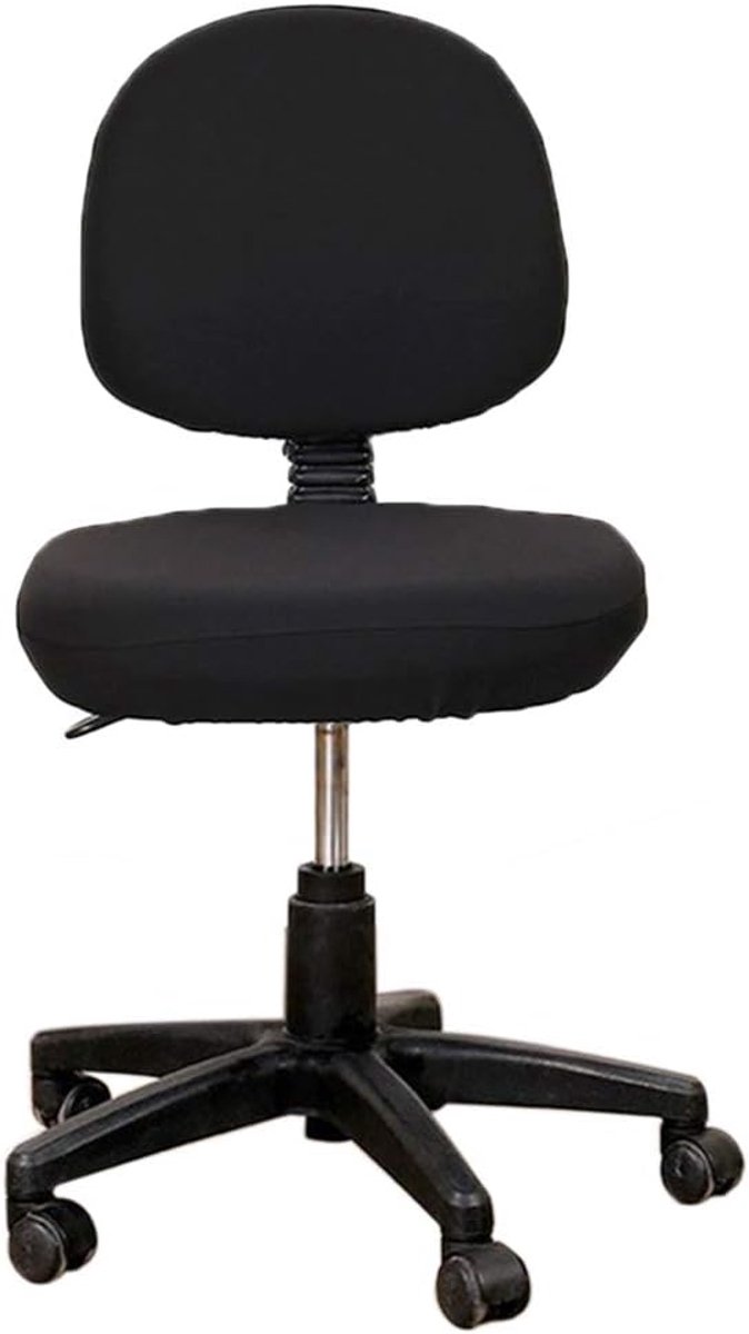 SnelShoppen - Office Chair Cover Set van 2 Stuks - Rekbare Verwijderbare Wasbare Stoelhoezen voor Rotatie Stoelen - Universeel voor Kantoor, Thuis, Fe
