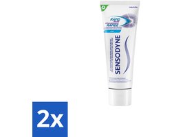 2 x Sensodyne - Tandpasta - Rapid Relief Whitening - Snelle Gevoeligheidsverlichting - 75 ml - Gevoelige Tanden - Tandpasta - Snelle Verlichting - Tandbleaching - Wittere Tanden