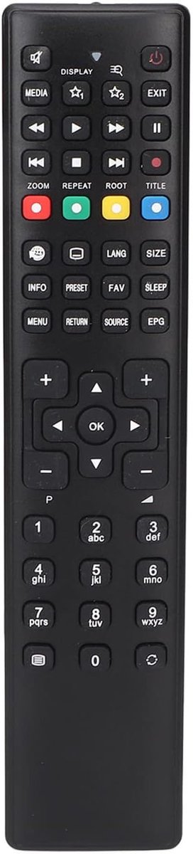 TV afstandsbediening RC1208 - vervangend model - volledig compatibel - eenvoudig in gebruik - ShopVlot