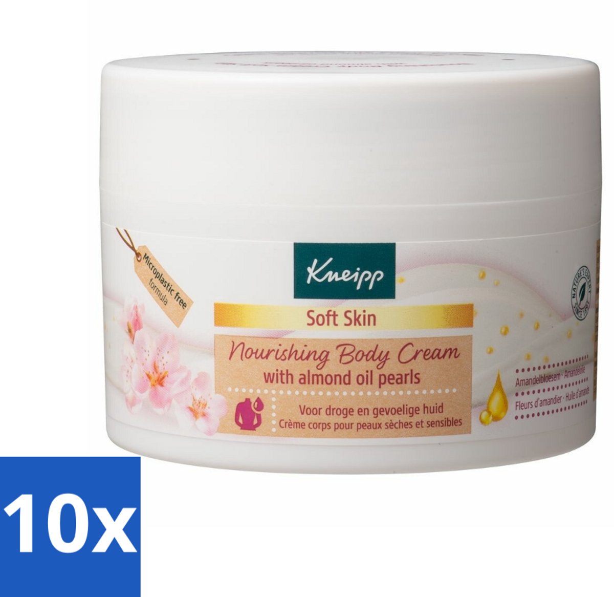 10 x Kneipp - Body crème - Soft Skin - Amandelbloesem - 200 ml - Voordeelverpakking - 10 stuks
