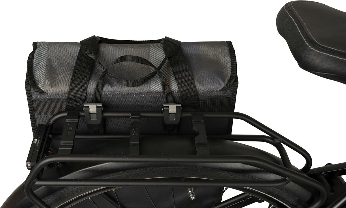 Fietstas Luxe Shopper - Waterafstotend Recycled Polyester - Verstevigd - Ideaal voor dagelijks gebruik - ShopVlot