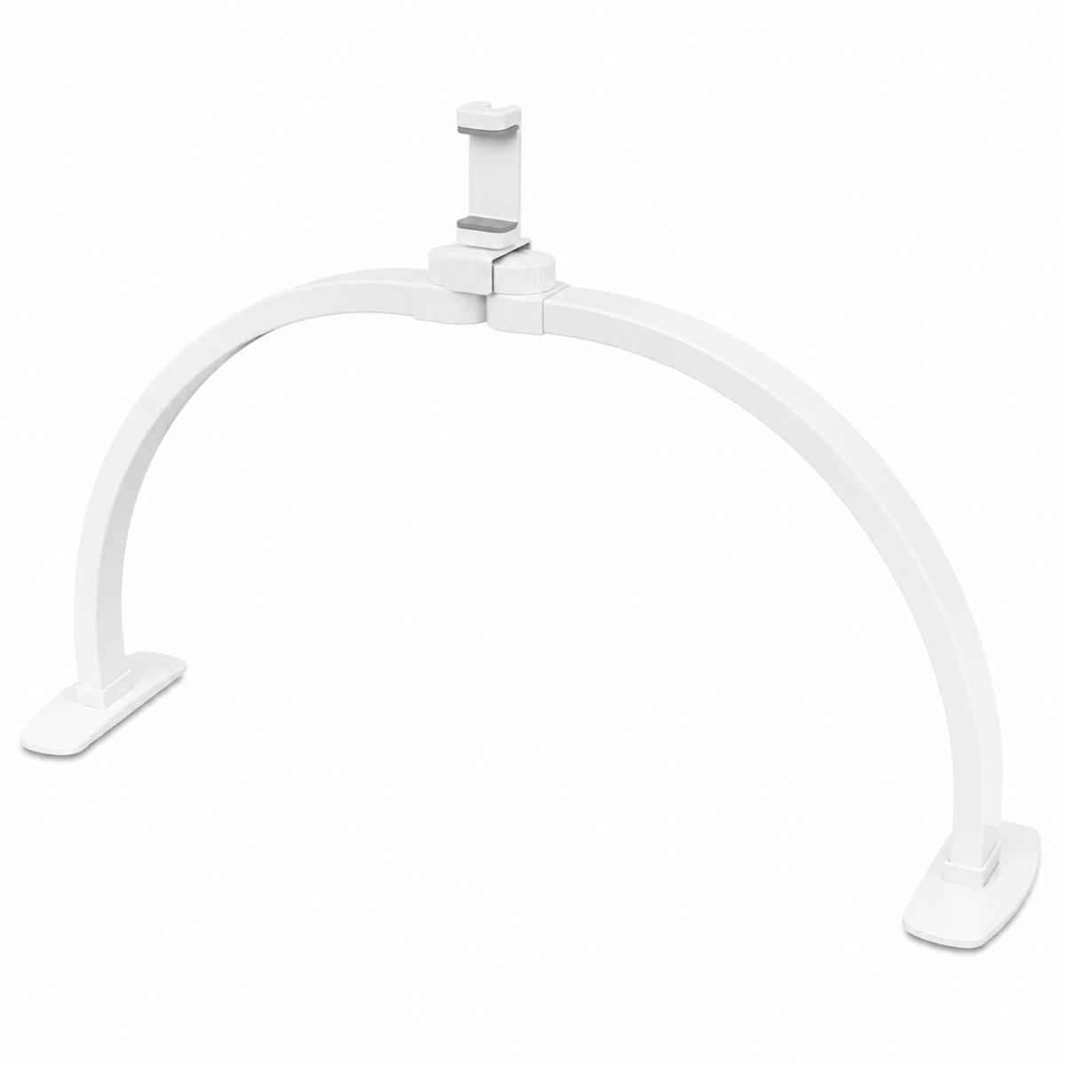 Noventra - Nagellamp - LED – Halve Maan Manicure Lamp – Professionele Beauty Verlichting – Met Telefoonhouder – Voor Nagelstudio & Thuisgebruik – Wit