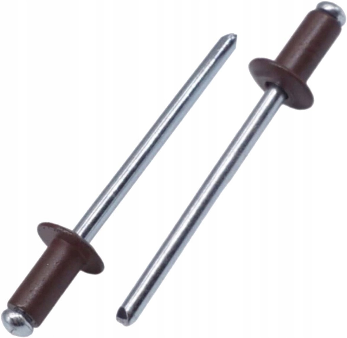 100 Stuks Blindklinknagels Bruin 4x8 mm Aluminium Staal