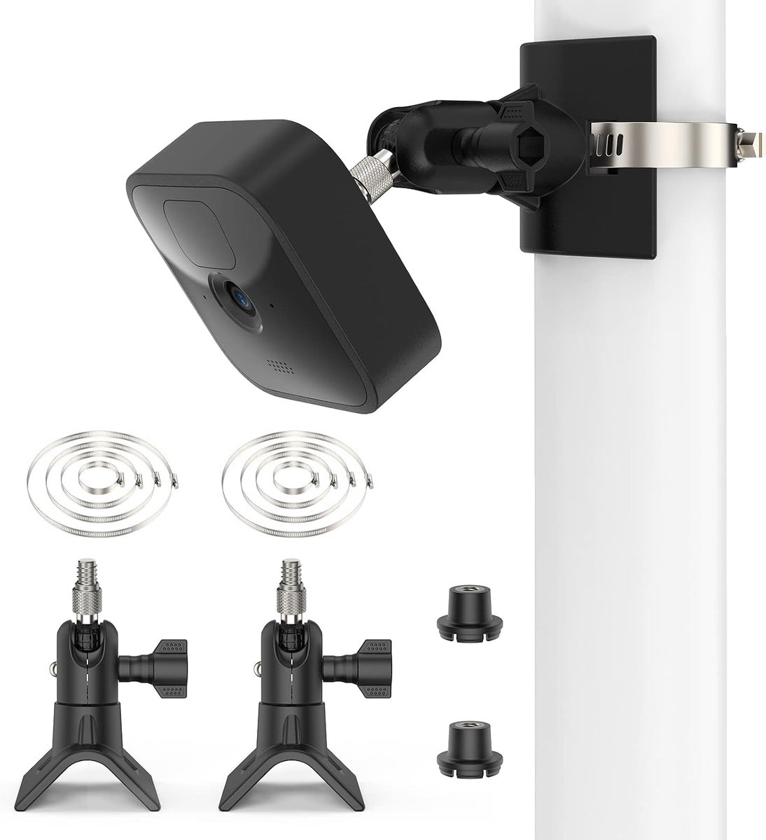 HOLACA Pole Bracket Compatible with Blink Camera (Outdoor 4/3), Blink Indoor/Outdoor/Mini/Mini2/XT/XT2 (Camera NOT - ShopVlot
