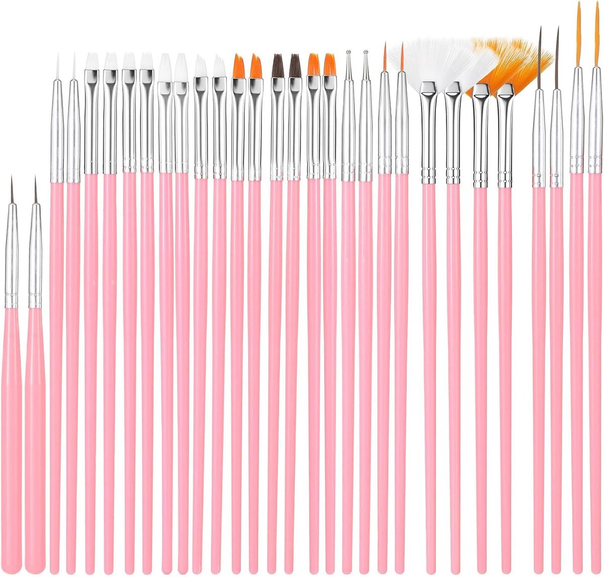 Cake Decorating Brushes, 30PCS Food Safe Baking Brush Tools Multiple Function Icing Pastry Brushing Fondant Cookie - ShopVlot