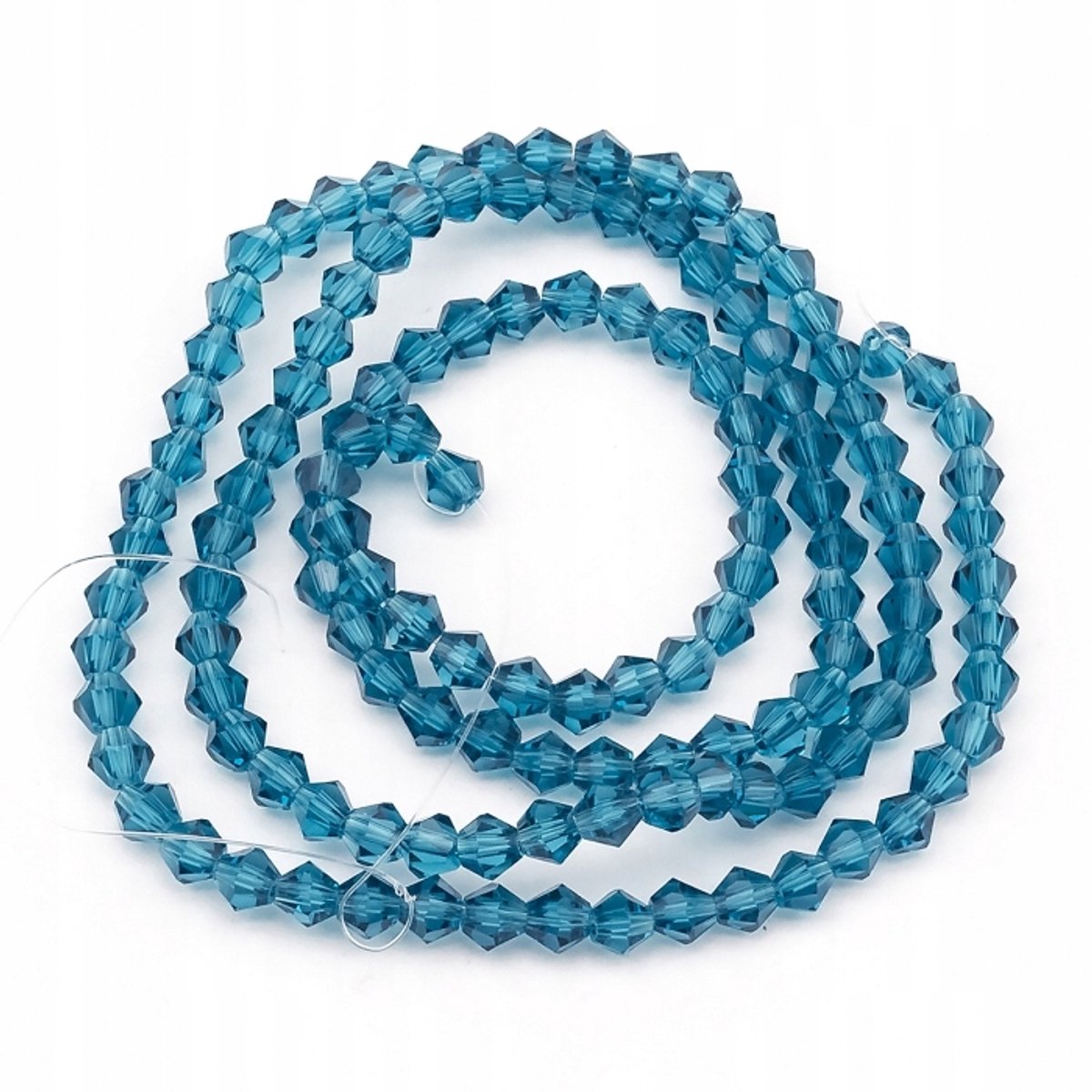 Merkloze Bicone Kristalglas Klauwen AB Blauw 3x3mm 140 stuks