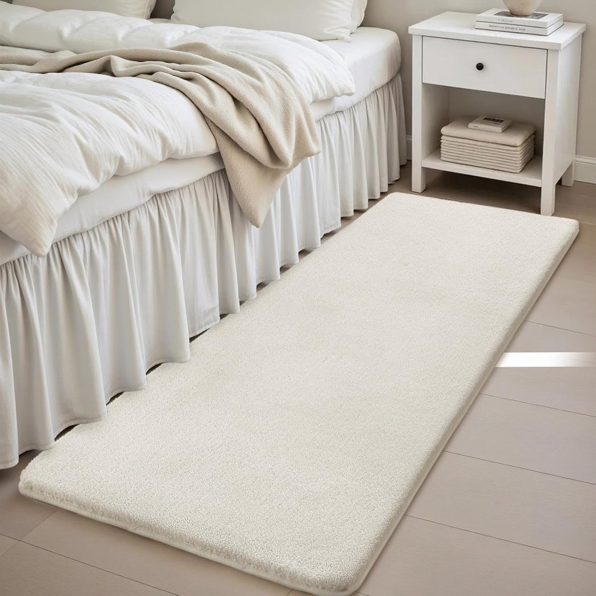 Sour Lemon Vloerkleed Woonkamer, Tapijtloper voor slaapkamer, hal en entree, tapijten, Kortpolige, Eenkleurig, Modern - ShopVlot
