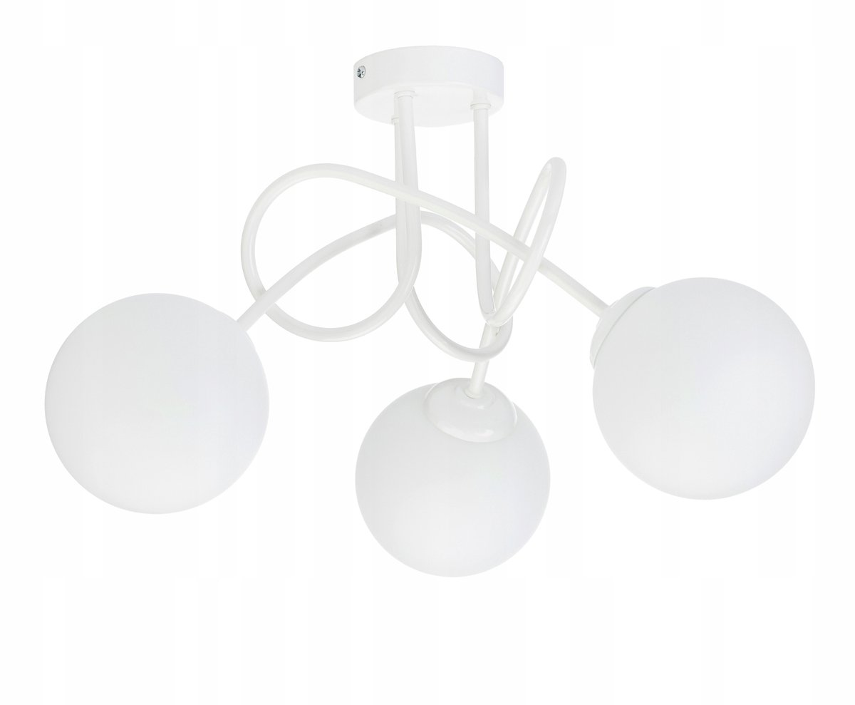 Hanglamp Plafond Loft Glazen Bol 3x E27