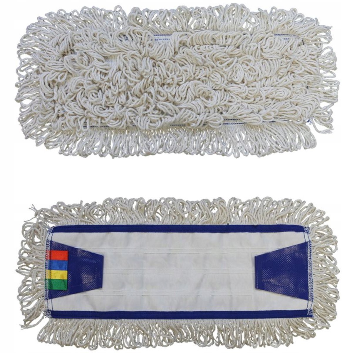Merkloos Katoenen Vloermop met Flappen, 40 cm