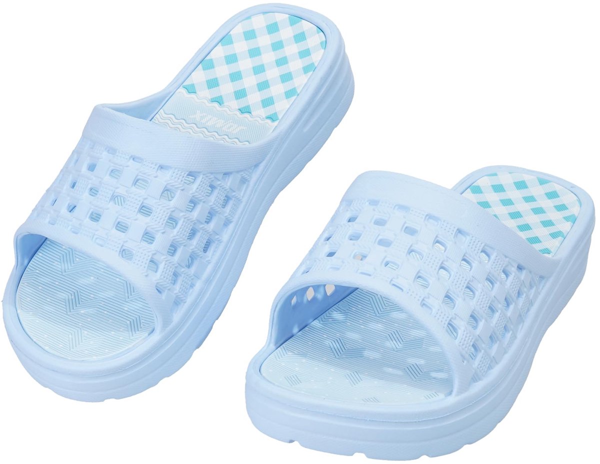 JOMIX Zomerschoenen van rubber voor dames met sleehak, zomerschoenen voor de zomer, zacht en duurzaam, sneldrogend - ShopVlot