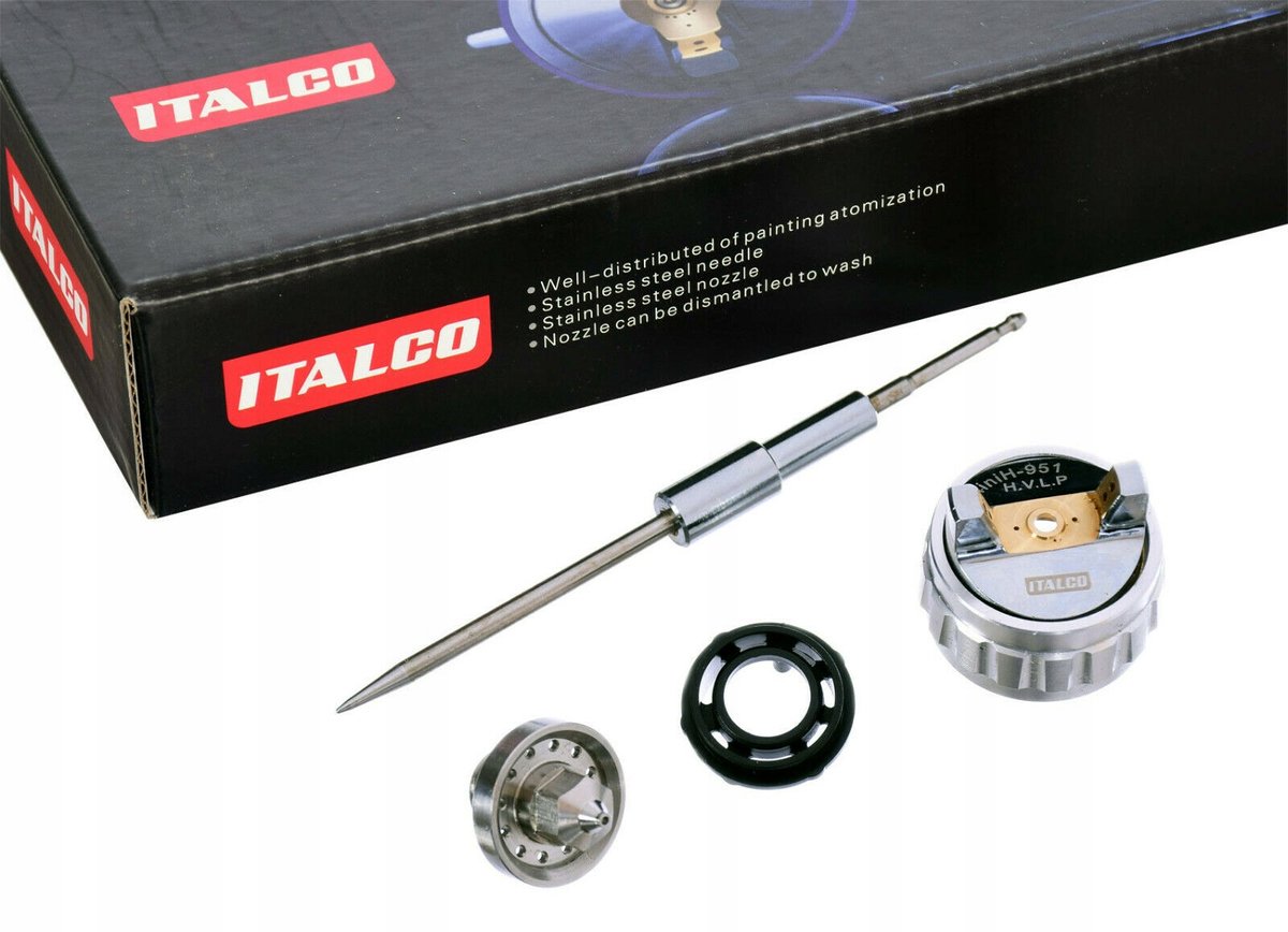 Italco H-951 Mini HVLP Spuitpistool Mondstuk 0,8mm Compleet