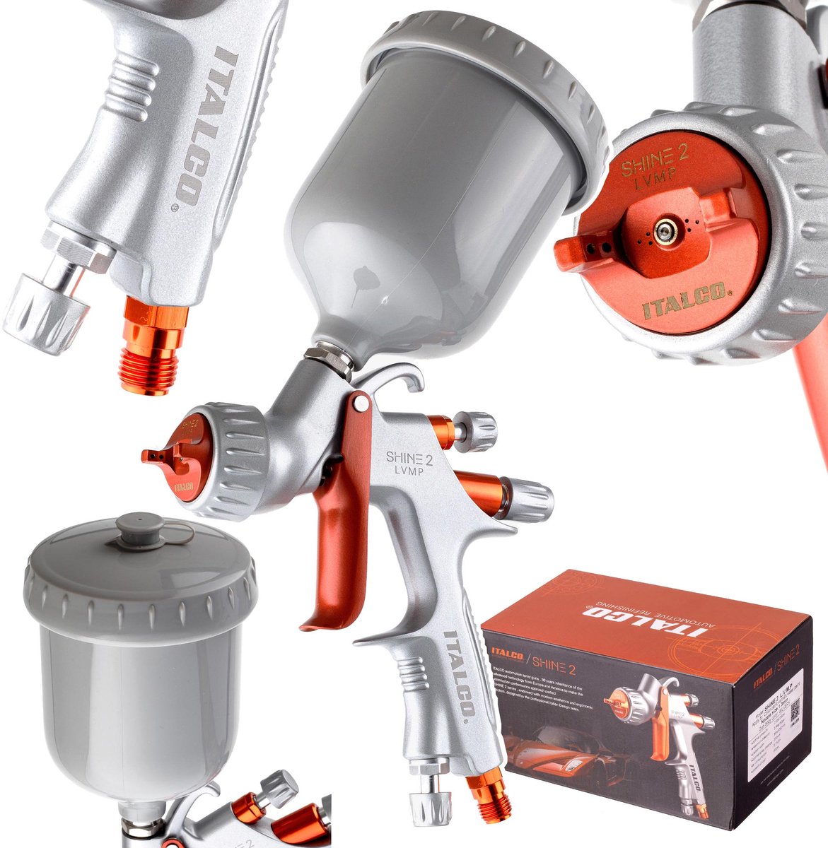 Professioneel LVMP Spuitpistool 1.4mm met 600ml Tank