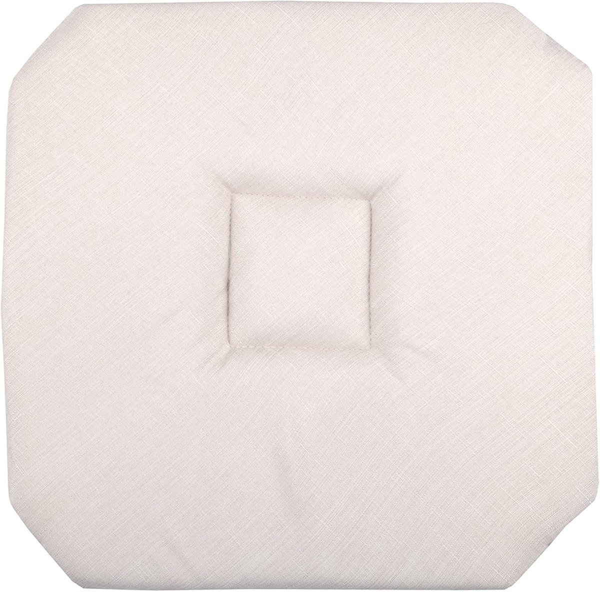 STOF Bea Stoelkussen - 40 x 40 cm - 100% Polyester - Linnenkleur
