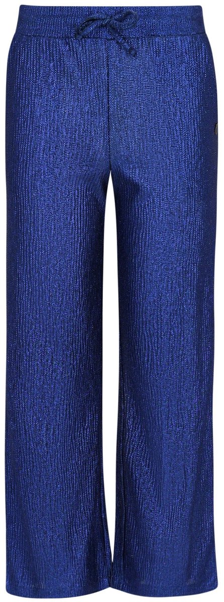 Like Flo - Fenya Flo girls metallic straight leg pants cobalt - Cobalt - Maat 104