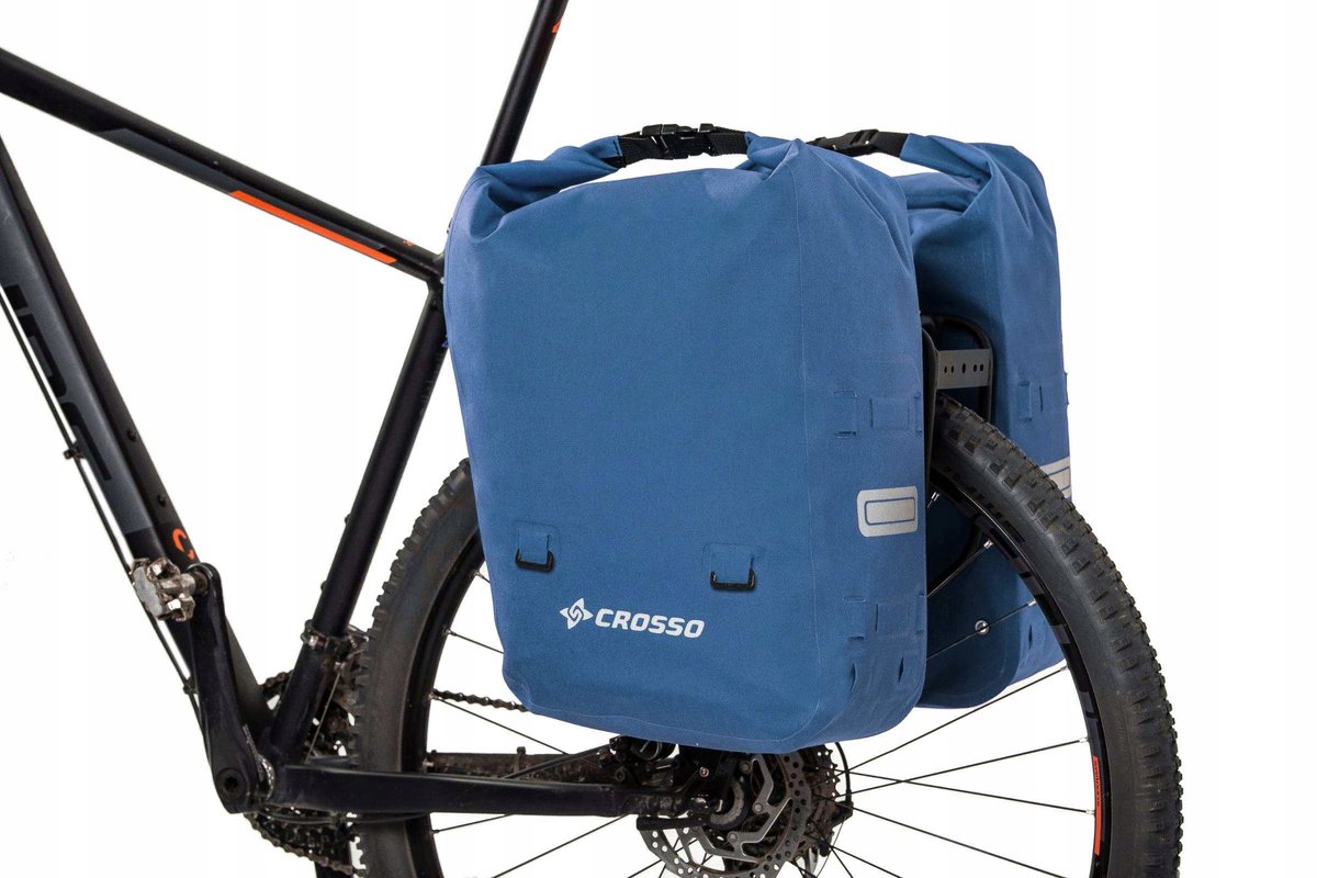 Crosso Twist X60 Fietsassen Set - Blauw (2x30L)