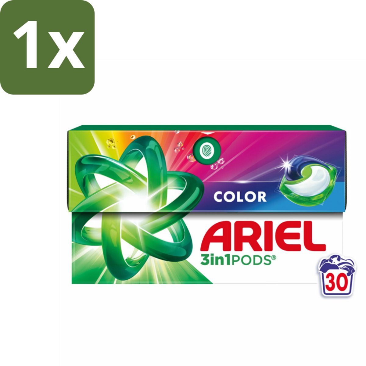 Ariel - 3in1 Wasmiddel Pods - Color - 30 Pods - 1 stuk