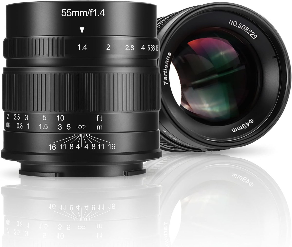 Camera lens 55mm F1.4 - handmatige focus - APS-C voor Fujifilm - ideaal voor portretfotografie - ShopVlot