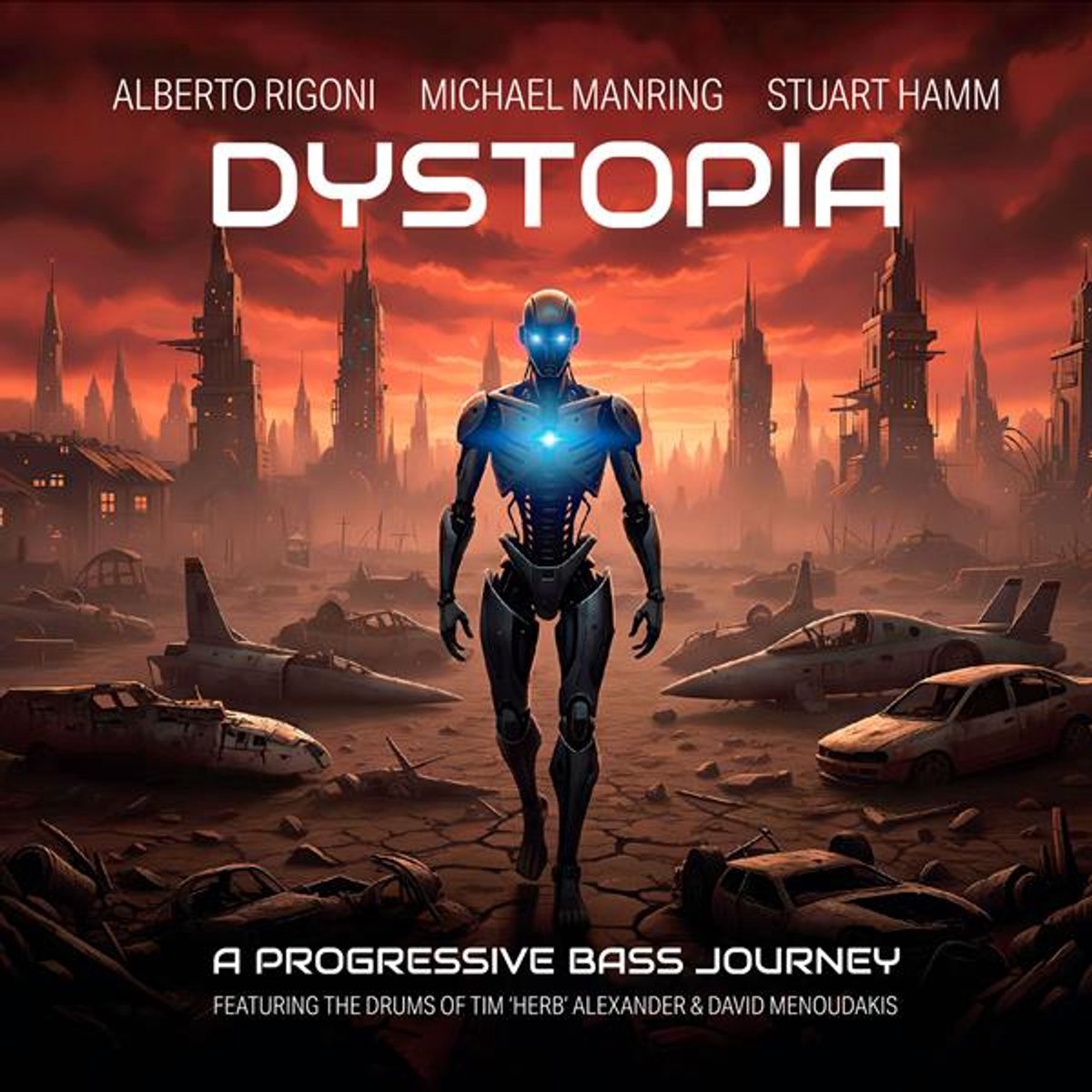 Rigoni, Alberto & Michael Manring & Stuart Hamm - Dystopia (CD)