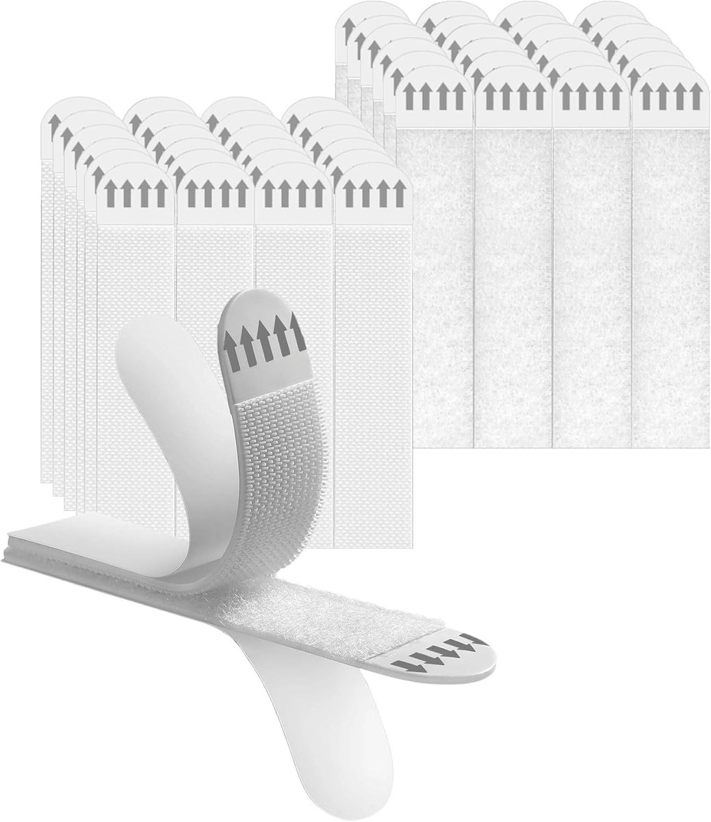 Plakstrips voor Schilderijen - Heavy Duty - 19 x 92 mm - Zelfklevend en Schadevrij - Voor Wanddecoratie