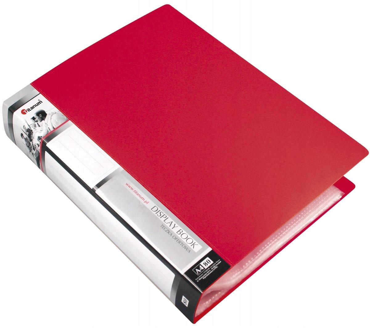A4 Aanbiedingskaart A4 80 Hoesjes Rood
