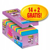 MEMOBLOK 3M POST-IT Z-NOTE S330-16 76X76MM SUPER STICKY 14+2