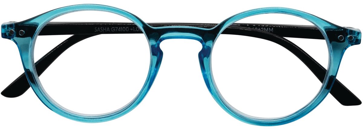 I Need You leesbril Sasha G74100 +1.00 - Helder blauw met zwarte poot