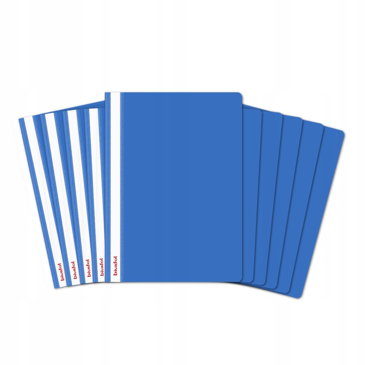 Biurfol PP A4 Hardcase Mapjes - 10 stuks - Blauw