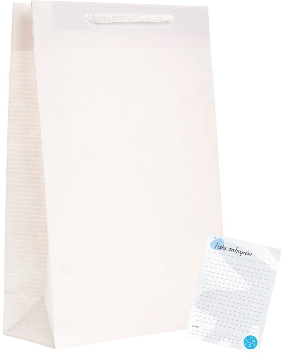 Premium papieren cadeauzakjes 17x7x25cm, 25 stuks, met kraftpapier