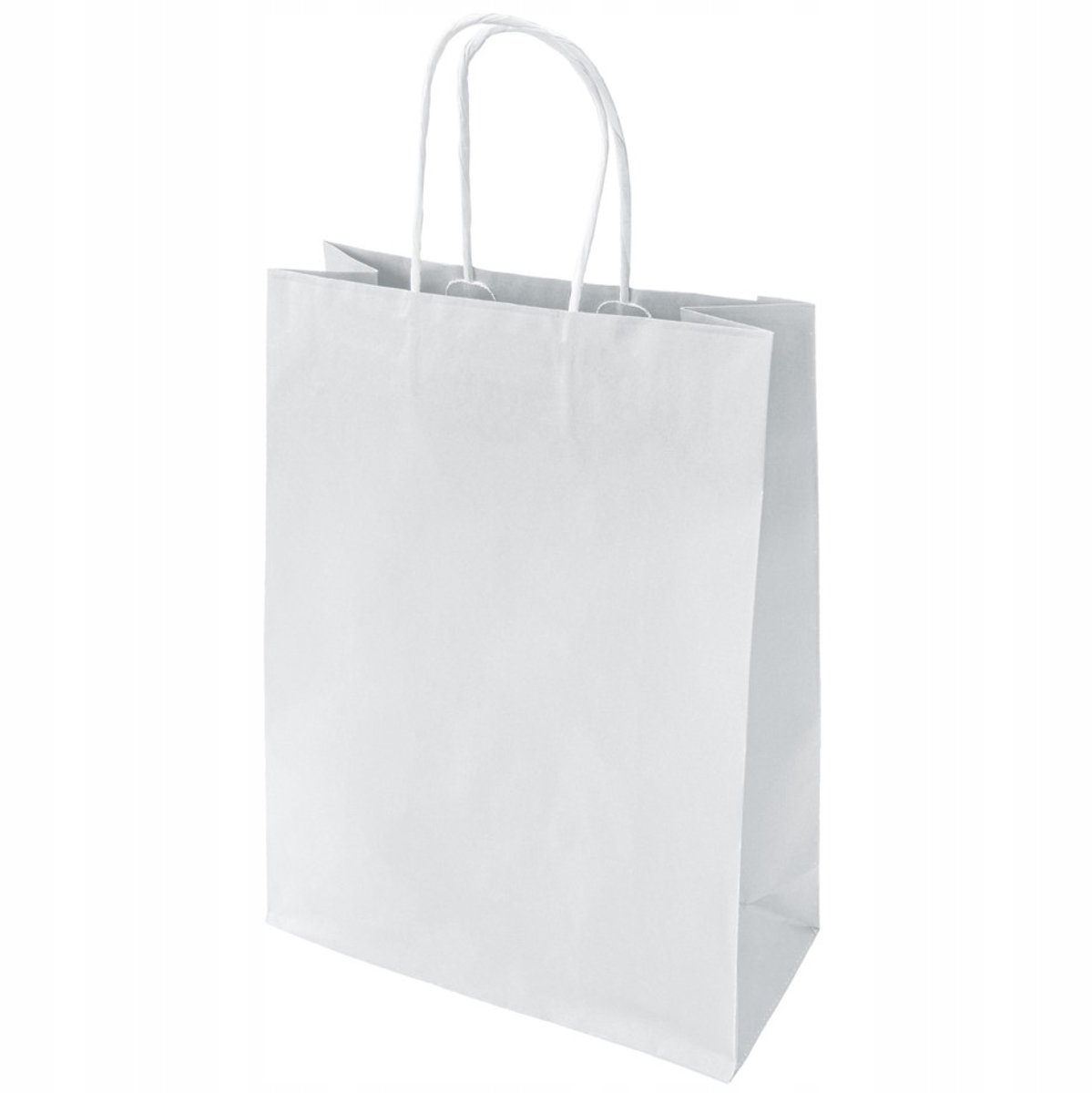 Premium Witte Papieren Zakken 24x10x34 cm - 25 Stuks