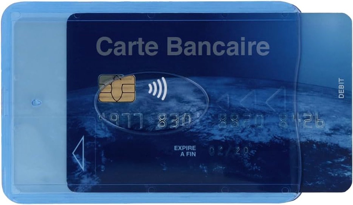 Color Pop® Armoured Hard Case, 1 Bank Card, Anti-Piracy (RFID Protected), Made in France, Bank Data Protection, 6 x 9 - ShopVlot