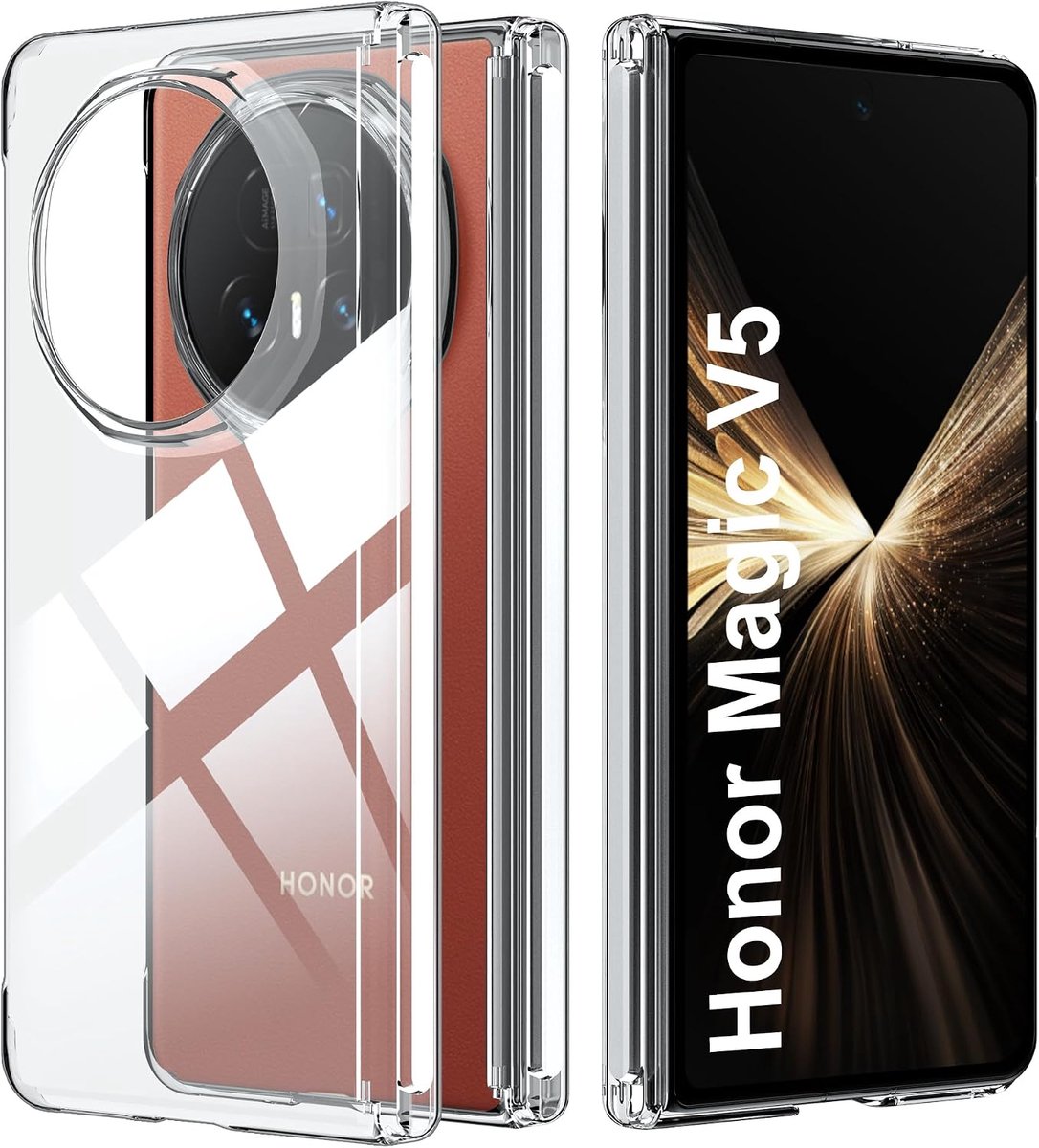 Tieeyivv Case for Honor Mgic v5 Camera Protection Case Full Cover Extra Thin Shockproof Anti-Scratch Protective Case - ShopVlot