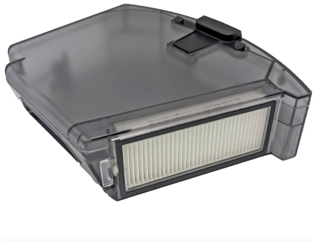 stofbak / afvalcontainer + filter - compatibel met Roborock Q5 Pro / Q5 Pro+ / Q5 Max+ / Q5 DuoRoller+ / Fabrikantcode 9.01.2257
