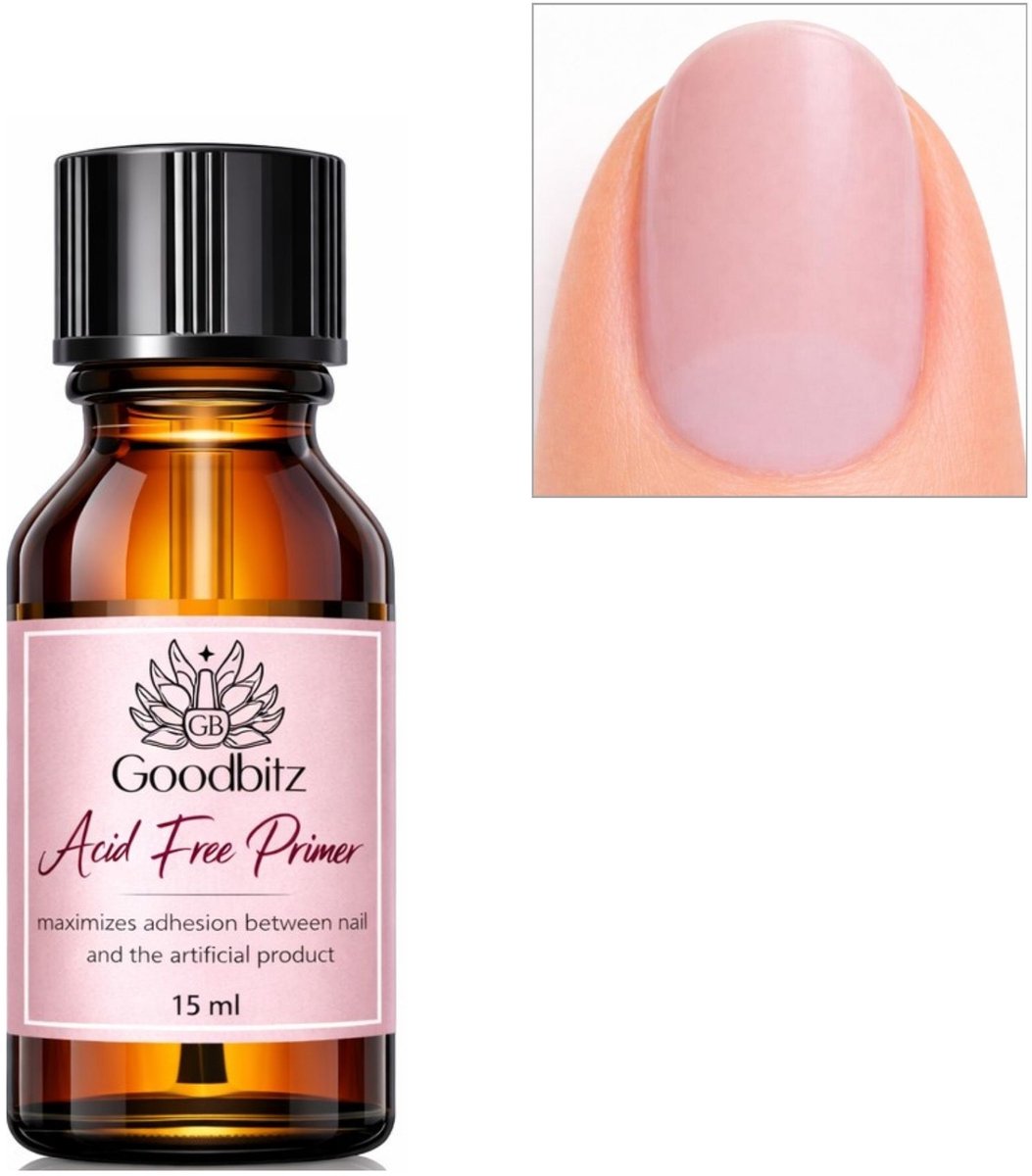 Goodbitz - Primer - 10 ml - Primer nagels - Primer gellak - Nagel primer - Nailprimer - Nailprep - Primer gelnagellak - Nagel primer gel - Nagel primer acryl - Nagel bonder - Nail bonder