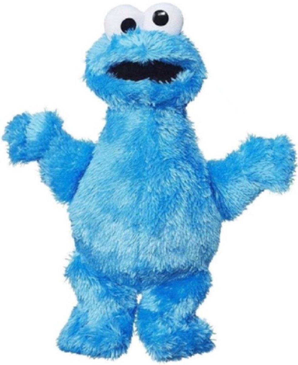 Cookie Monster - Sesamstraat Pluche Knuffel 30 cm - Speelgoed Knuffels voor Kinderen Jongens Meisjes - Sesame Street Plush Toy