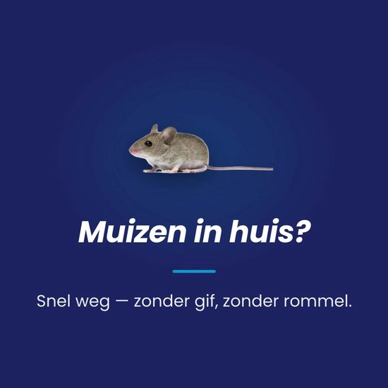 Altho Muizenval Set van 4 - Professionele Muizenklem voor Binnen - Herbruikbaar & Effectief