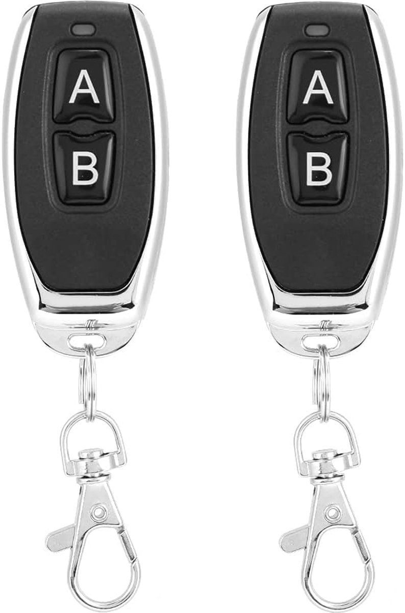 Remote Control Cloner , 2 Buttons Copy Code 2Pcs Wide Compatibility Remote Control Duplicator 433MHZ for Roller Door - ShopVlot