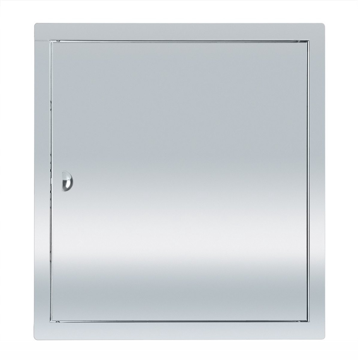 Merkloos Inox Inspectieluik 40x40 cm - Roestvrij Staal met Kliksluiting